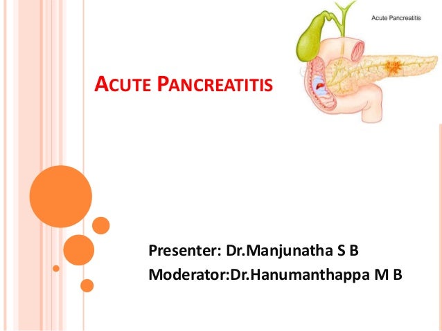 Types of Pancreatitis